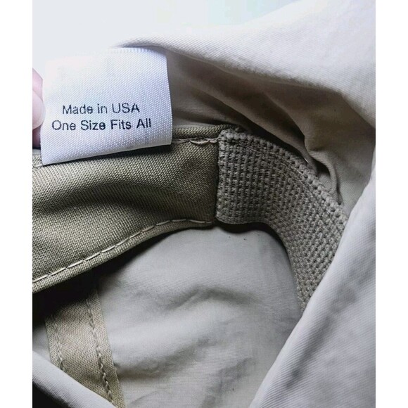 Vintage Tan Summer Flap Cap Goofy’s Hat Co Made In USA Disney Mickey Mouse - Picture 10 of 10